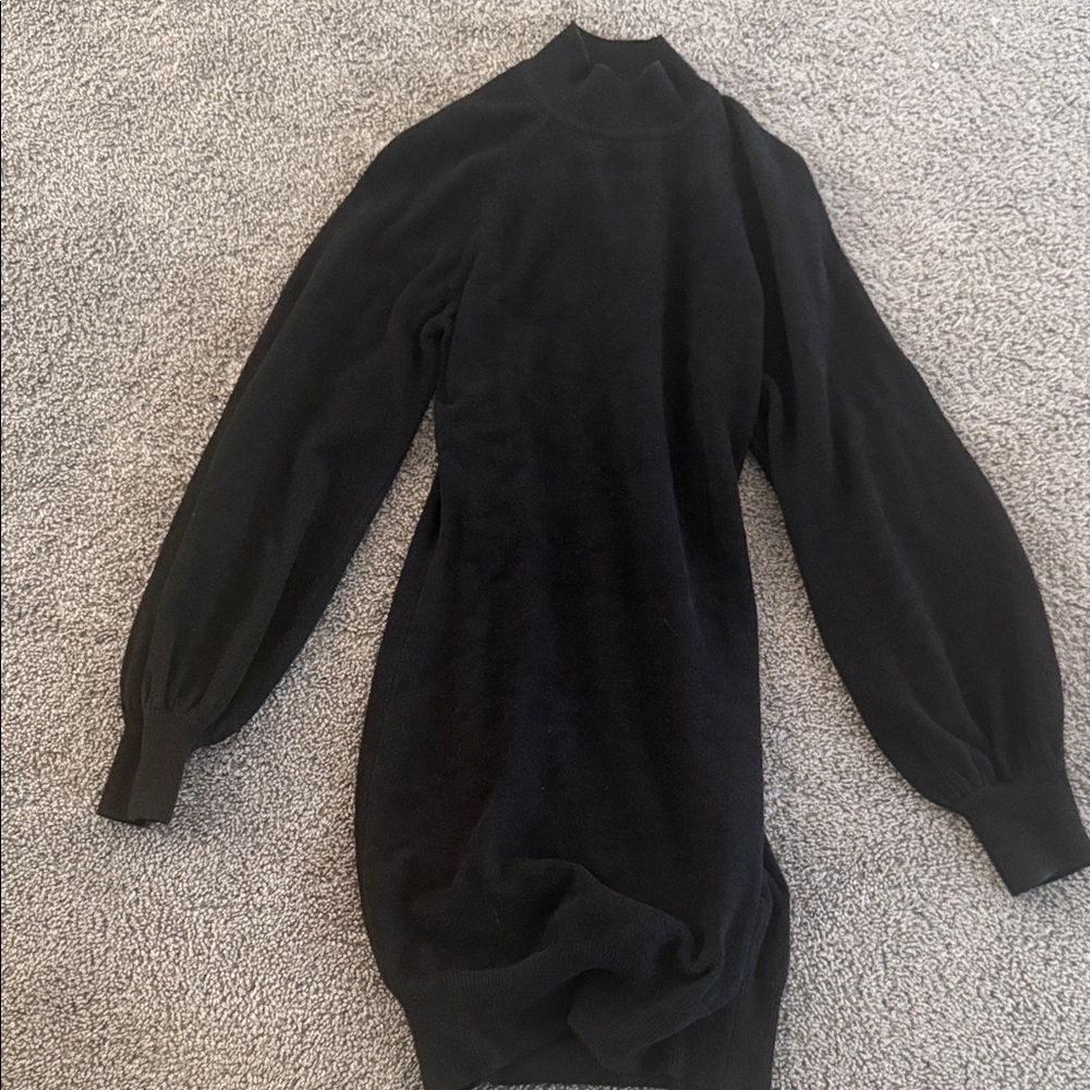 Black Long Sleeve Sweater dress